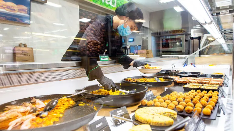 Recetas caseras en la secci&oacute;n "Listo para comer" de Mercadona.