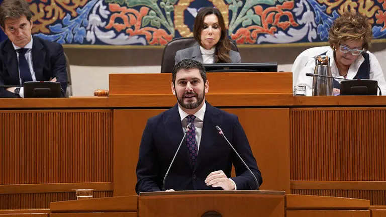 El portavoz de Voz en las Cortes, Alejandro Nolasco