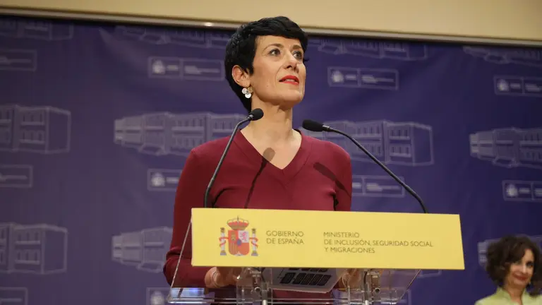 La ministra de Inclusi&oacute;n, Seguridad Social y Migraciones, Elma Saiz