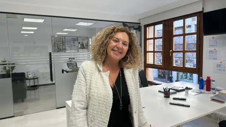 Arantza Carrillo, directora del Colegio Alem&aacute;n de Zaragoza. / MN