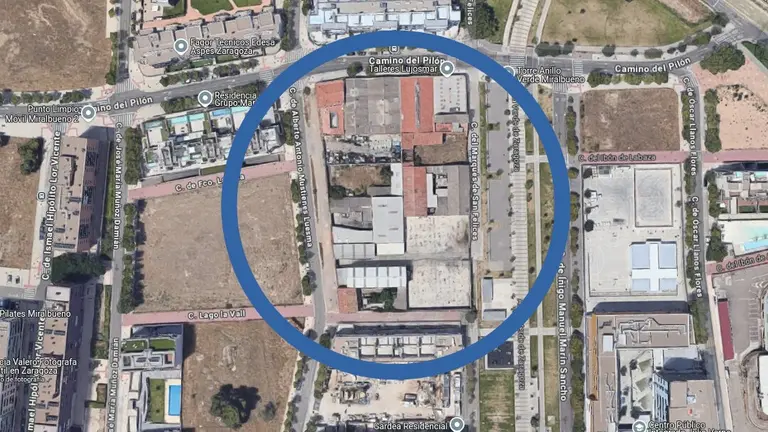 El terreno afectado constituye una manzana completa. AZ