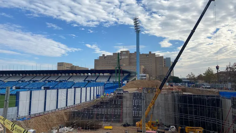 Obras de la Nueva Romareda. HA