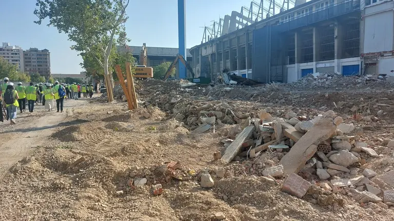 Obras en La Romareda