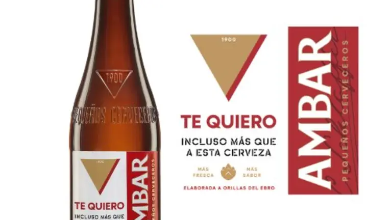 Pack de 12 botellas Ambar Especial "Te quiero incluso m&aacute;s que a esta cerveza"
