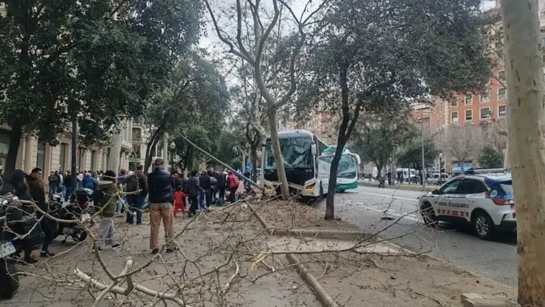 Accidente en la Av. Diagonal de Barcelona a las 15 horas | M.A