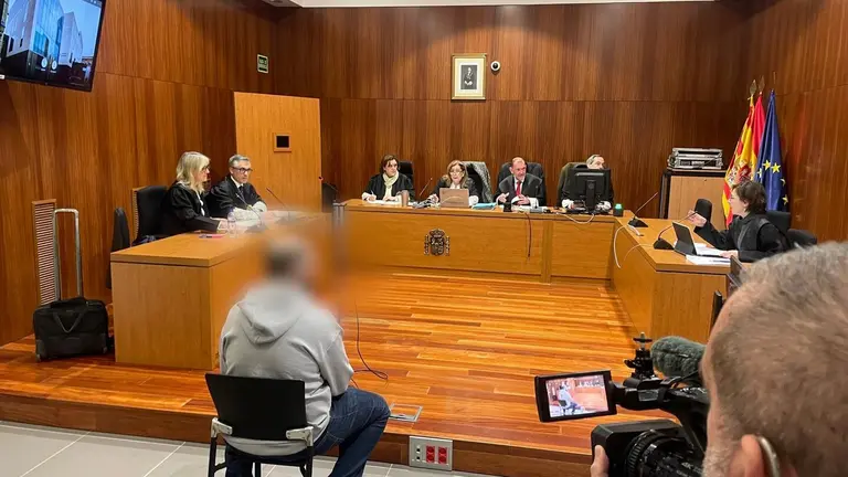 Imagen del acusado durante la celebraci&oacute;n del juicio/H.A.