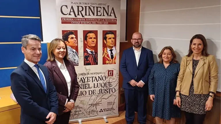 Presentaci&oacute;n de la corrida de toros goyesca del 30 de marzo en Cari&ntilde;ena. / DPZ