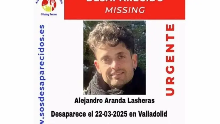 Cartel de la b&uacute;squeda de Alejandro Aranda. /Sos Desaparecidos