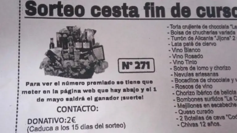 Imagen de uno de los boletos falsos que ha vendido el presunto estafador /H.A.