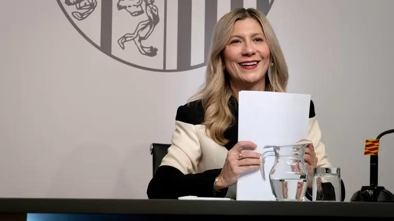 La vicepresidenta del Gobierno aragon&eacute;s, Mar Vaquero, en el Pignatelli