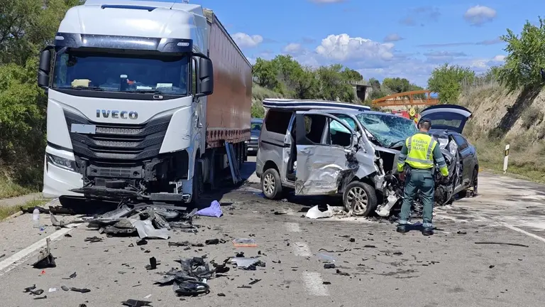 Accidente en la N-240. / Guardia Civil