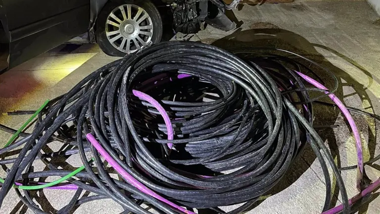 Cable de cobre robado. - POLIC&Iacute;A NACIONAL