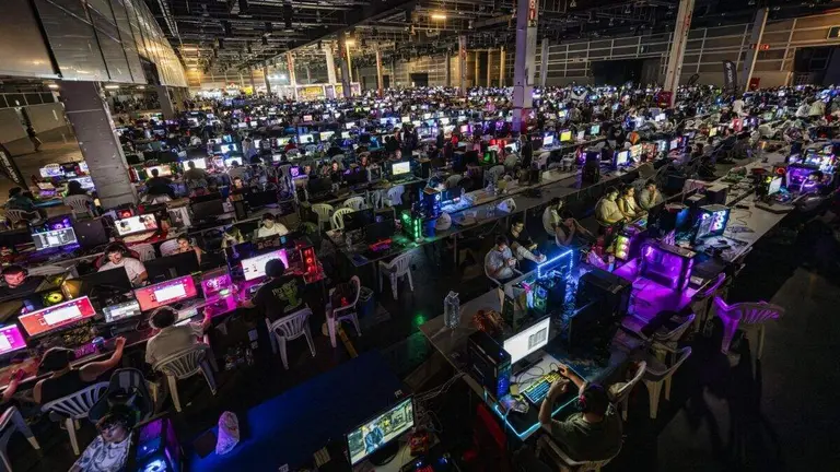 Imagen de archivo de la Movistar Lan Party, en Valencia. / OWN ZARAGOZA
