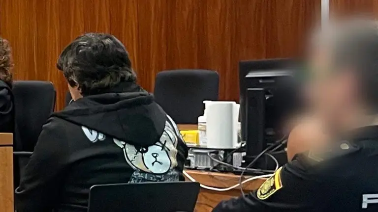 Imagen del acusado en la Audiencia Provincial de Zaragoza/H.A.