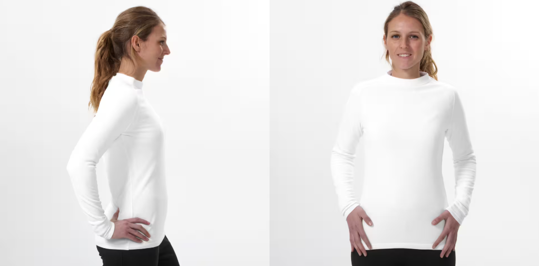 Camiseta térmica interior de esquí y nieve Mujer Wedze Ski BL100