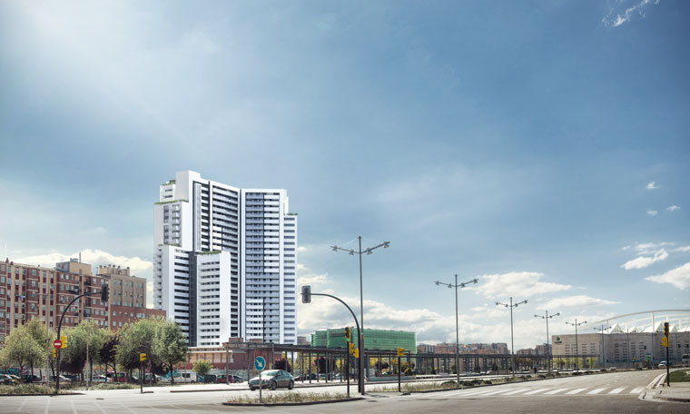 Torre Zaragoza Plaza 14 edificio Delicias