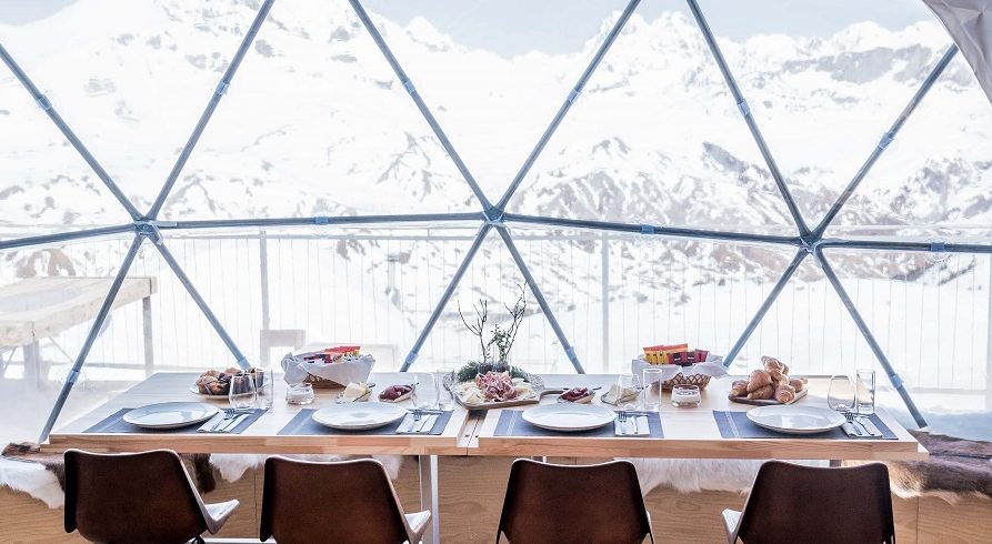Hotel con iglús en Pirineo