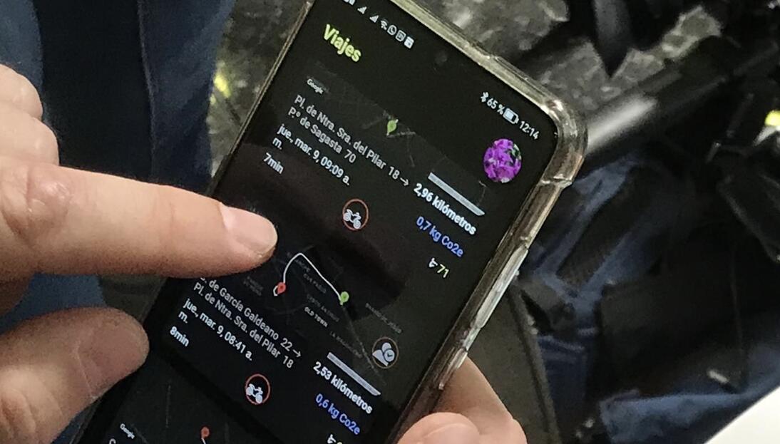 La app es fácil de usar y muy intuitiva / HOY ARAGÓN