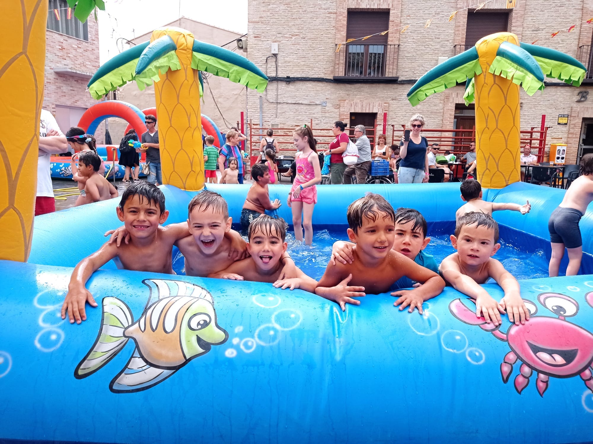 Actividades infantiles en las fiestas de Pastriz.