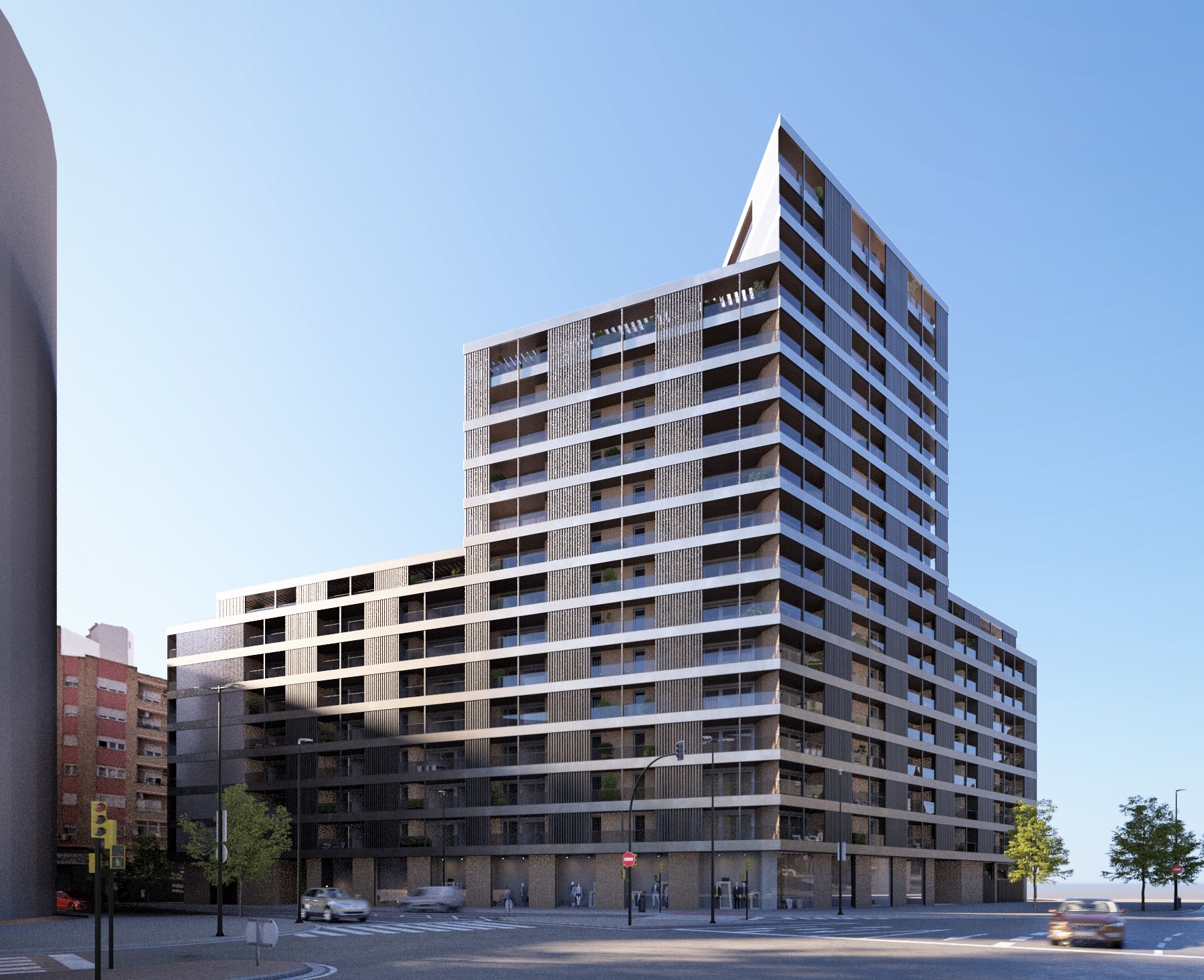Zentrum Residencial se distinguirá por su arquitectura vanguardista / Brial