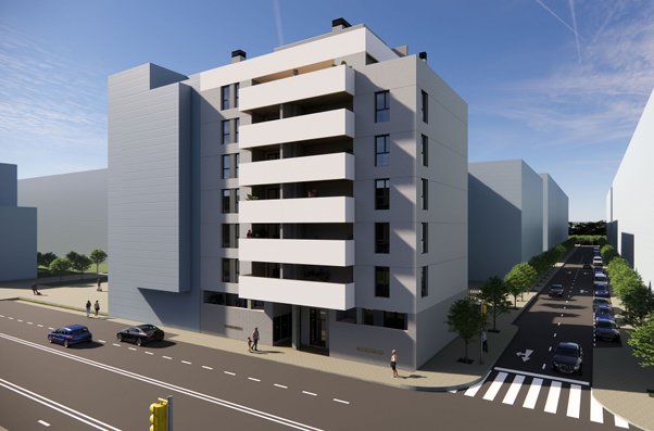 La calle Miguel Servet 202, tendrá  19 viviendas.