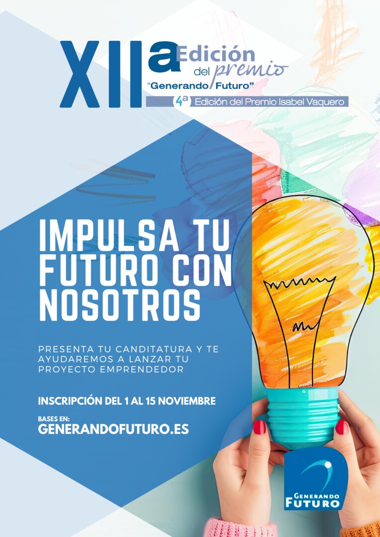 Cartel de la edición de los Premios Emprendedores 2024 de Generando Futuro