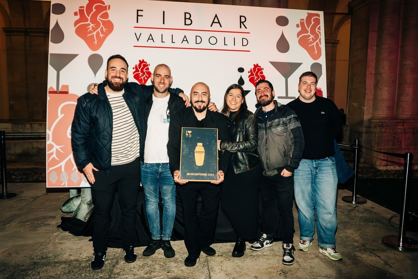 Con el premio recibido en Valladolid