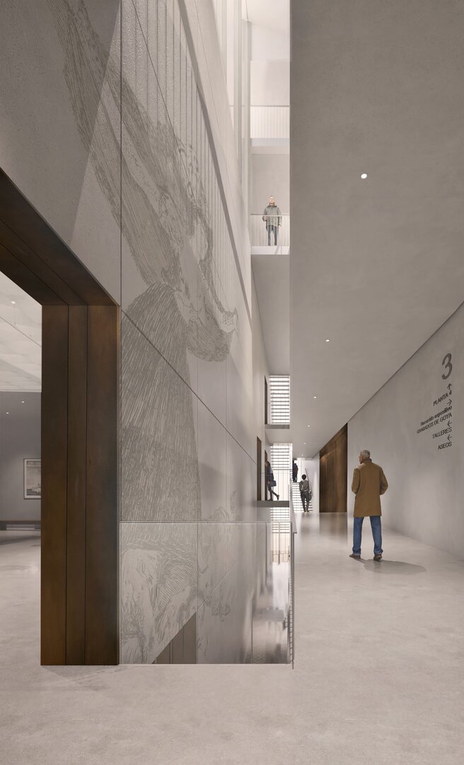 El interior del Museo de Goya