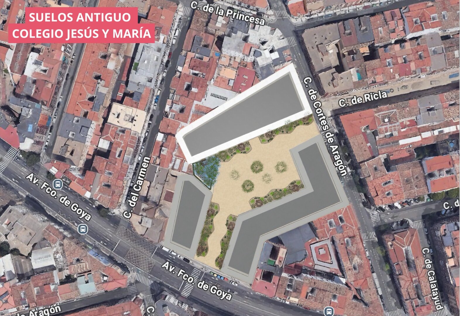 Los suelos del antiguo colegio de Jesús y María. AZ