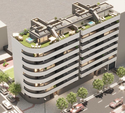 Amplísimas terrazas en Miralbueno Residencial / Segia Residencial