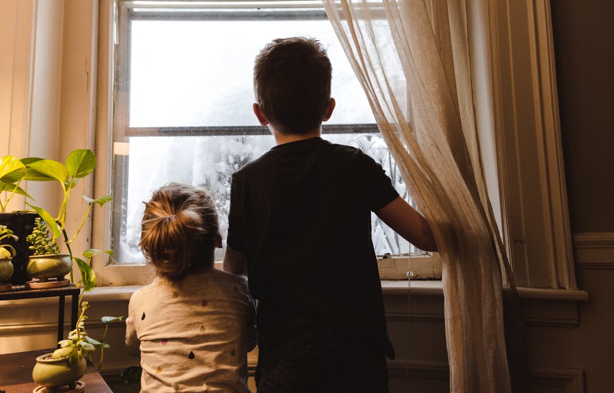 invierno niños
