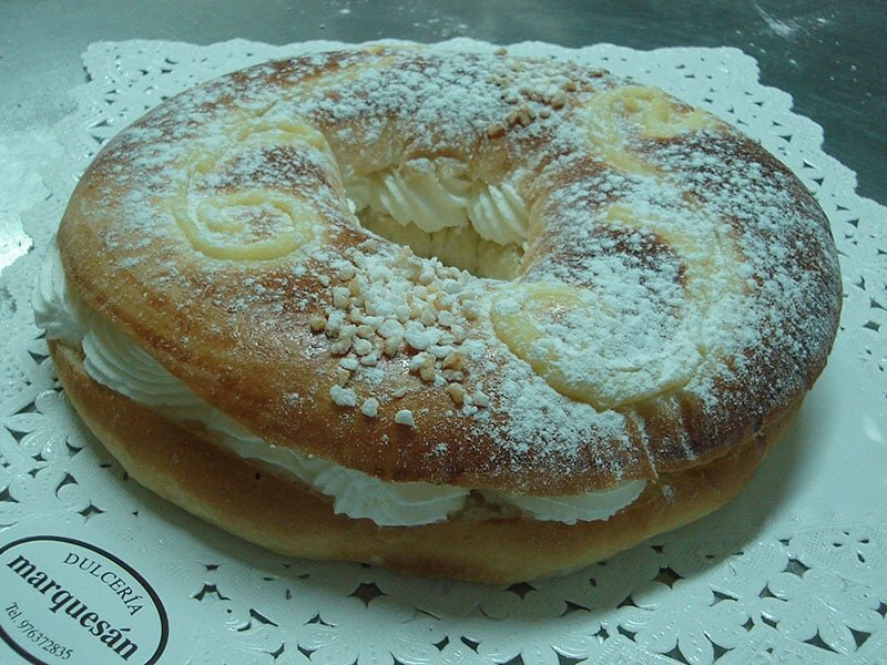 Este roscón se elabora con una receta que tiene décadas