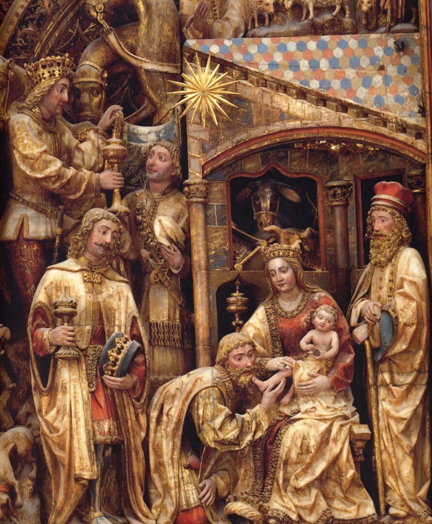 La Adoración de los Reyes Magos, en el retablo mayor de la Seo de San Salvador de Zaragoza / HOY ARAGÓN
