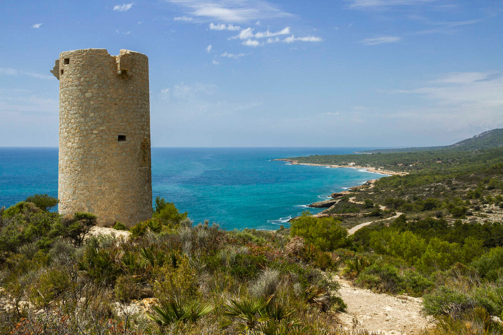 La Torre Badum, en plena Sierra de Irta / Cedida