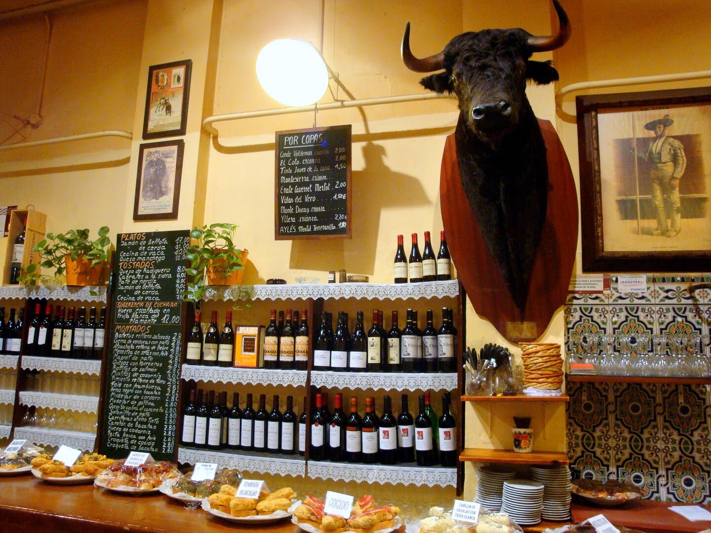 Decoración del Bar Los Victorinos