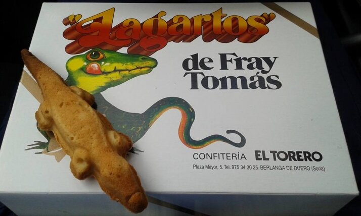 Lagartos de Fray Tomás. / Confitería El Torero (Berlanga de Duero)