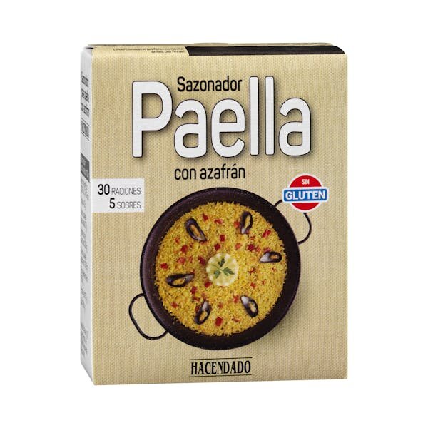 Sazonador paella con azafrán Mercadona