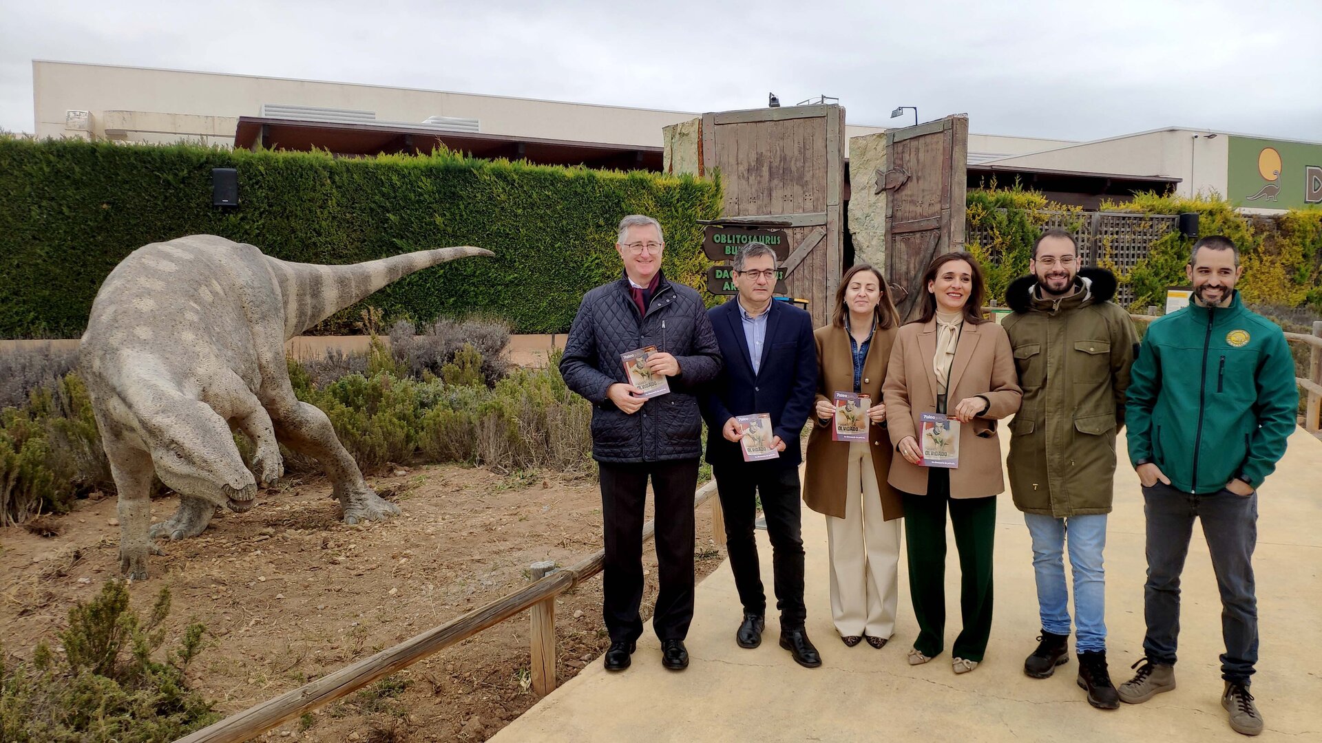 Presentación de la nueva temporada de Dinópolis con el Oblitosaurus Bunnuelis
