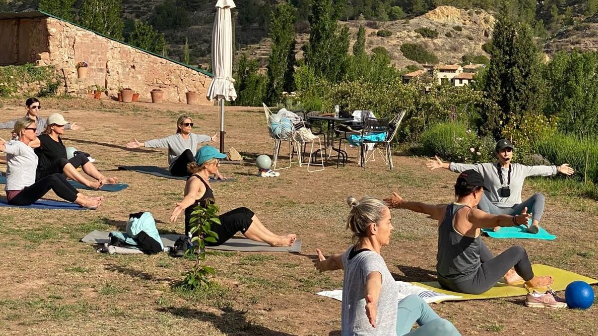 Pilates en La casa de Los Moyas.