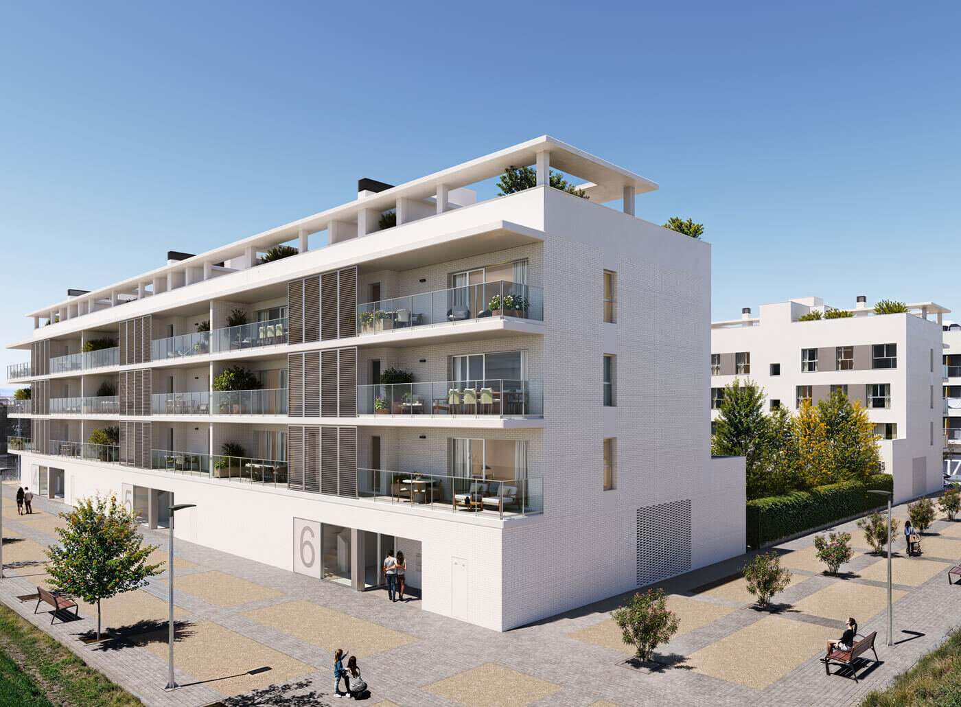 Residencial Los Nogales, en la zona más moderna de Utebo / LUJAMA Grupo Inmobiliario