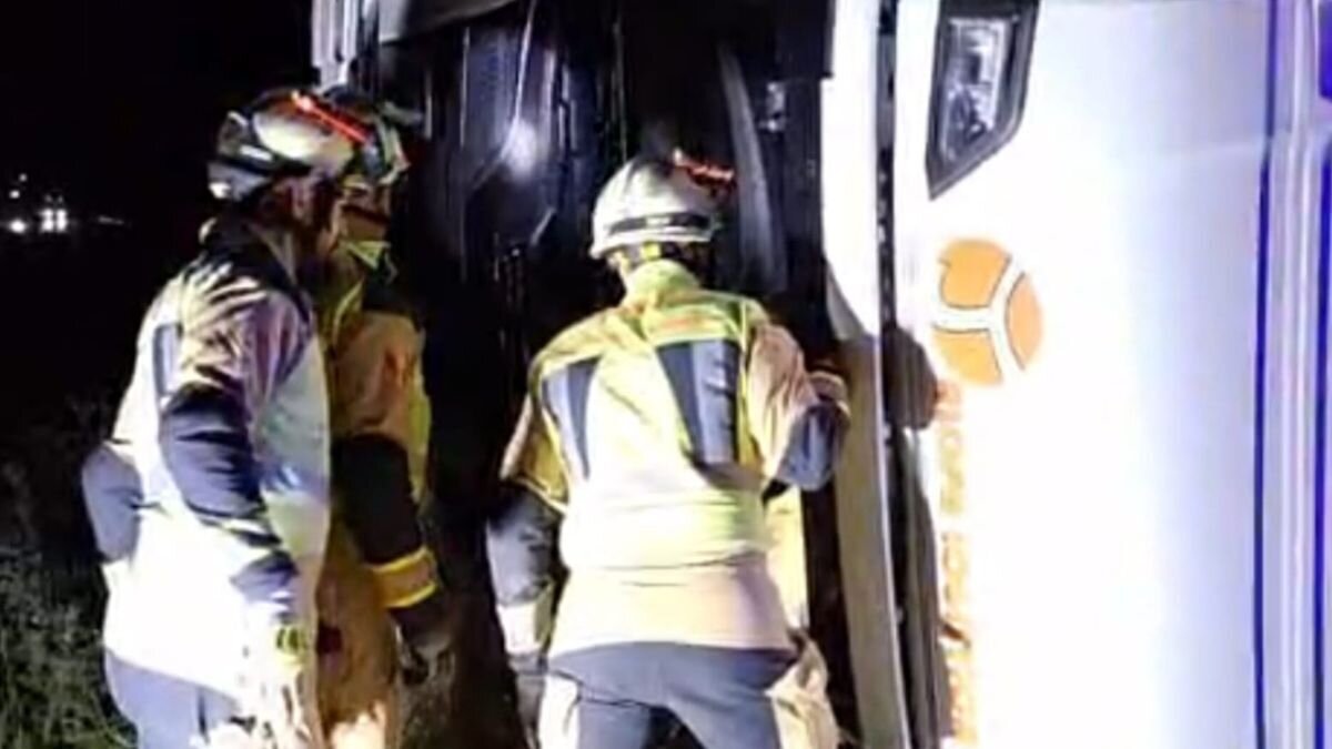 Accidente en la AP-2.
