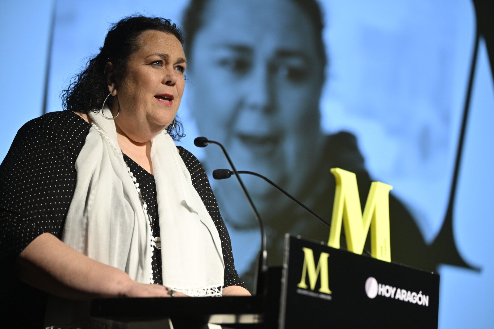 Cristina Gallart, galardonada en los Premios Mujeres Influyentes de Aragón 2025. /Marcos Cebrián para HOY ARAGÓN