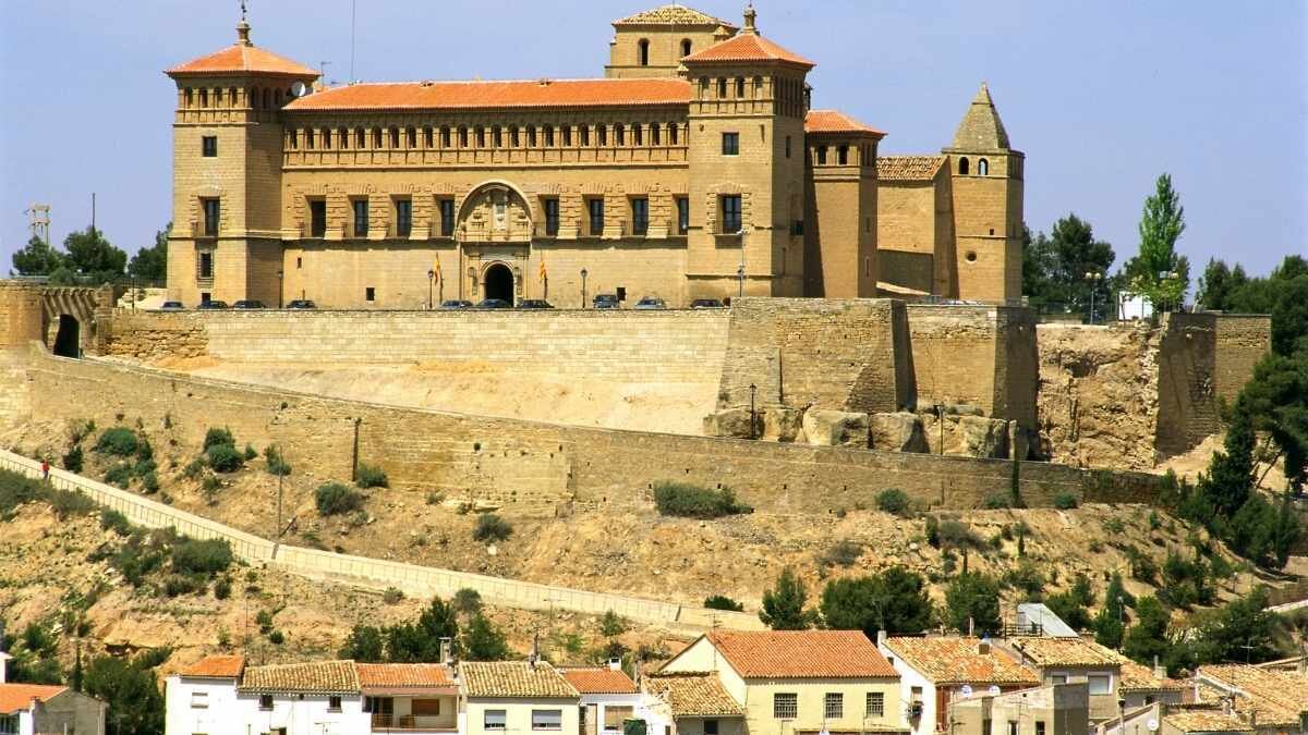 Así es el el Castillo de Alcañiz