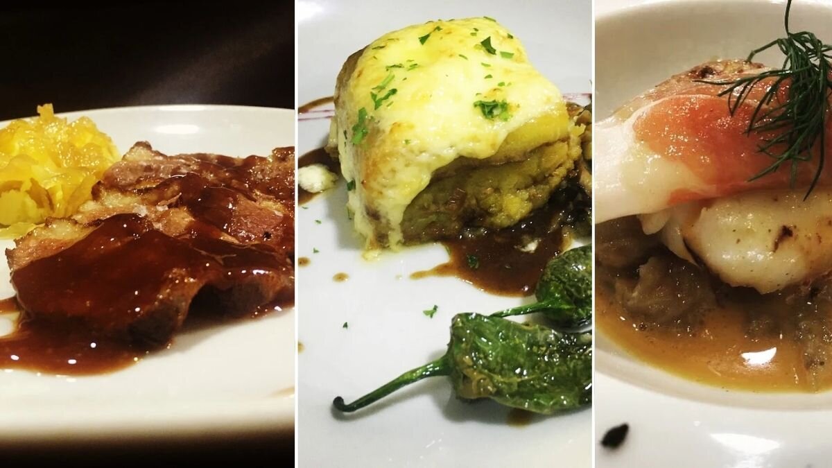 Estos son algunos de los platos del restaurante Pinocho