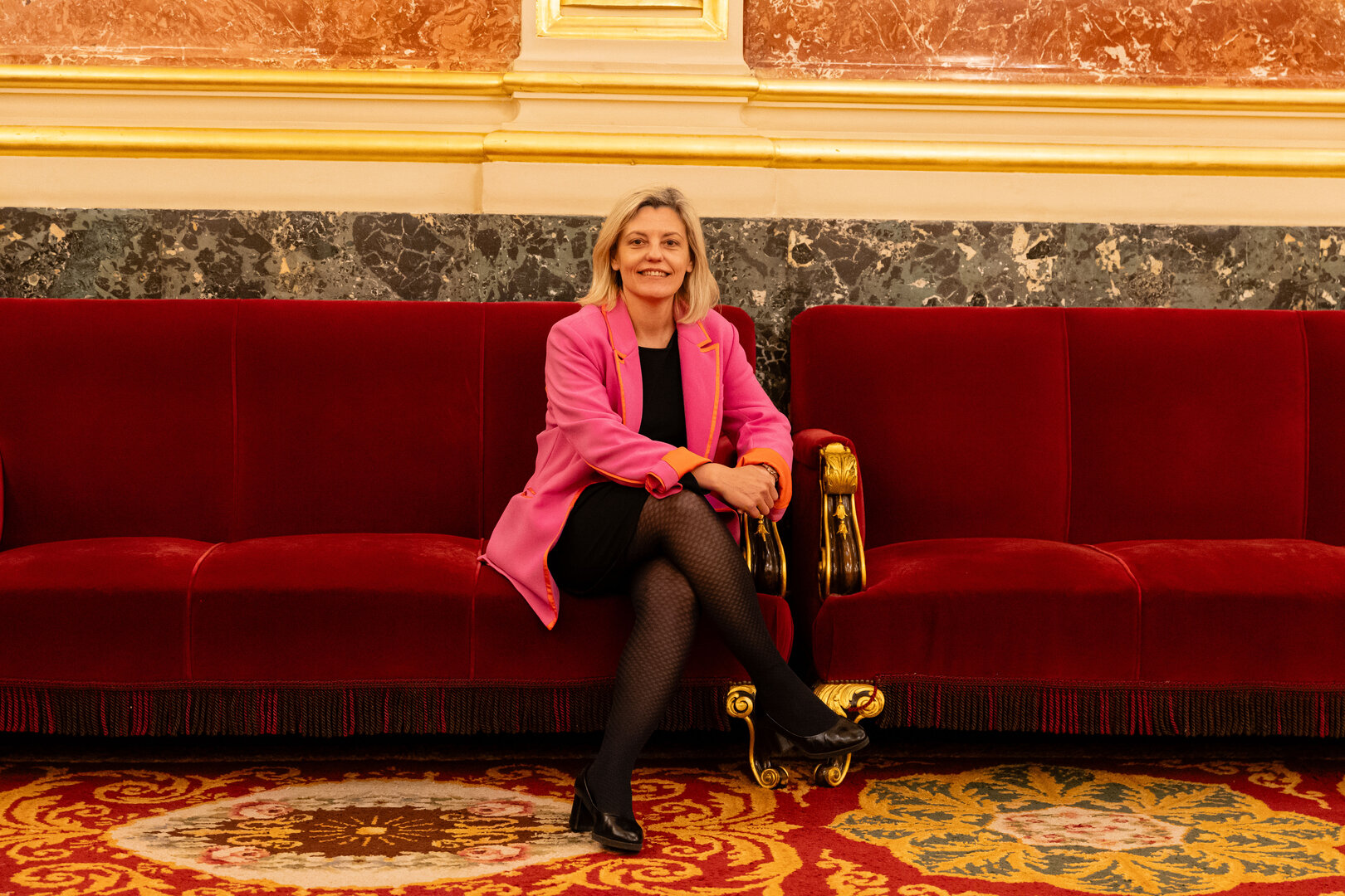 La dirigente socialista de Huesca, Begoña Nasarre, en el Congreso de los Diputados