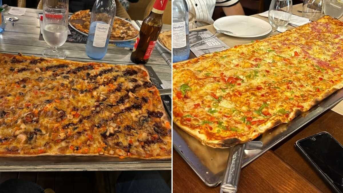 Ejemplos de cómo son las pizzas de La Nonna (Salou)