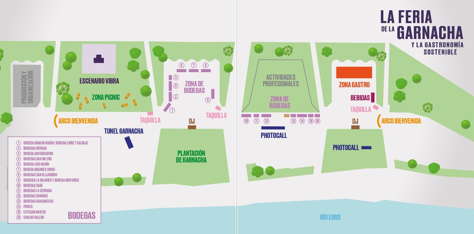 Plano distribución del espacio. /AZ