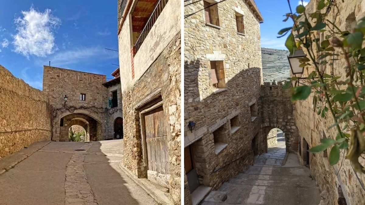 Alguna de las calles de Puertomingalvo