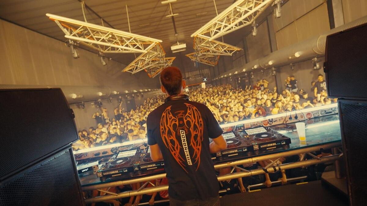 Xavistyle durante su sesión en Makineros XXL, el pasado 24 de mayo en Fabrik