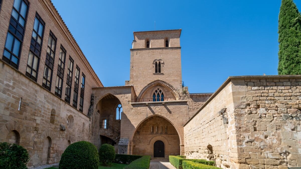Interior del Castillo Calatravo de Alcañiz, hoy Parador Nacional. / David Gil